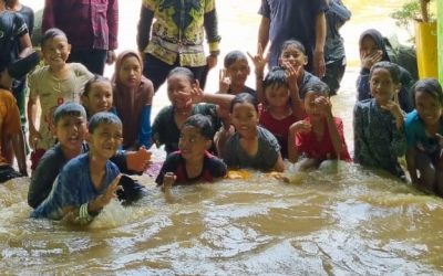 Banjir di MIN 3 Serang